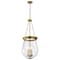 Nuvo Boliver 3-Light Pendant 14 in. Vintage Brass Clear Seeded Glass 60/7804 - alternate 5